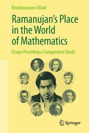 Cover of: Ramanujans Place in the World of Mathematics by 