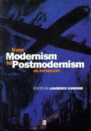 Cover of: From Modernism to Postmodernism by Lawrence E. Cahoone
