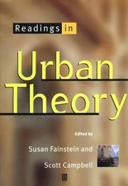 Cover of: Readings in urban theory