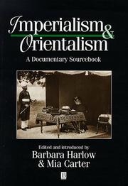 Cover of: Imperialism and Orientalism by Mia Carter