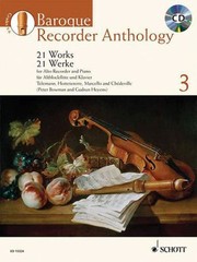 Cover of: Baroque Recorder Anthology  Volume 3