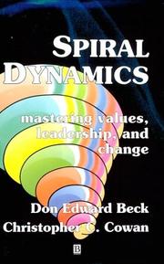 Cover of: Spiral dynamics by Don Beck