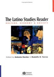 Cover of: The Latino Studies Reader: Culture, Politics and Society