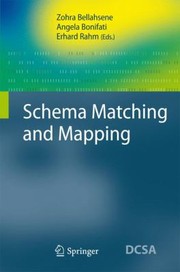 Cover of: Schema Matching And Mapping