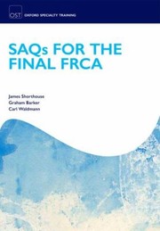 Cover of: Saqs for the Final Frca Examination