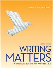 Cover of: Writing Matters Tabbed Edition