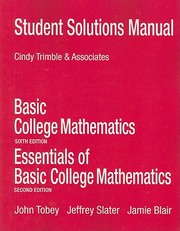 Cover of: Basic College MathematicsEssentials of Basic College Mathematics Student Solutions Manual