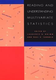 Cover of: Reading and understanding multivariate statistics