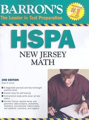 Cover of: Barrons HSPA New Jersey Math
            
                Barrons HPSA New Jersey Math