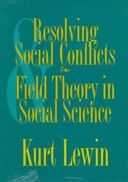 Cover of: Resolving social conflicts