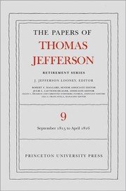 Cover of: The Papers of Thomas Jefferson Retirement Series Volume 9
            
                Papers of Thomas Jefferson Retirement