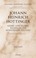 Cover of: Johann Heinrich Hottinger
            
                OxfordWarburg Studies