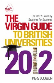 Cover of: The Virgin Guide to British Universities 2012