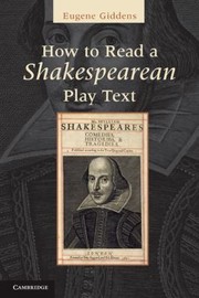 Cover of: How To Read A Shakespearean Play Text