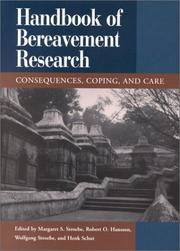 Cover of: Handbook of Bereavement Research: Consequences, Coping and Care