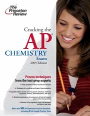 Cover of: Cracking the AP Chemistry Exam
            
                Princeton Review Cracking the AP Chemistry