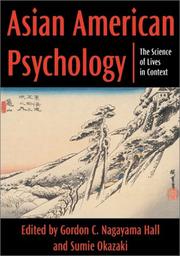 Cover of: Asian American Psychology by Gordon C. Nagayama Hall