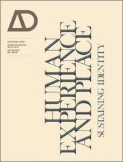 Cover of: Human Experience and Place
            
                Architectural Design