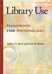 Cover of: Library Use | Jeffrey G. Reed