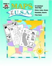 Cover of: Maps of the U. S. A. by Joy Evans, Jo Ellen Moore, Leslie Tryon