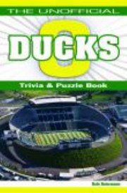 Cover of: The Unofficial Ducks Football Trivia Puzzles  History Book