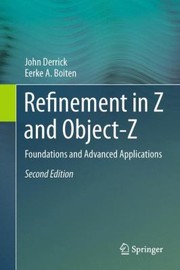 Cover of: Refinement in Z and ObjectZ by John Derrick