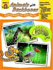 Cover of: Animals with Backbones (ScienceWorks for Kids, Vol. 2; Grades 1-3)