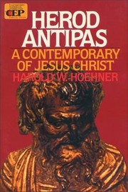 Cover of: Herod Antipas
            
                Contemporary Evangelical Perspectives