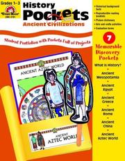 Cover of: Ancient Civilizations, Grades 1-3 (History Pockets)