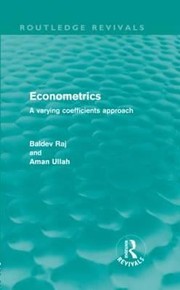 Cover of: Econometrics Routledge Revivals
            
                Routledge Revivals