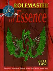 Cover of: Of Essence (Rolemaster Companion)