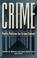 Cover of: Crime