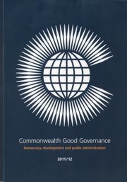 Cover of: Commonwealth Good Governance 201112