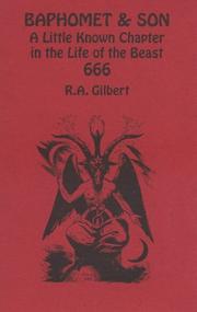 Cover of: Baphomet and Son: (Golden Dawn Studies No. 22): A Little Known Chapter in the Life of 666