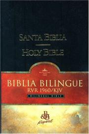 Cover of: Biblia bilingüe (Revisión Reina-Valera 1960 / King James Version) Bilingual Bible by Casiodoro de Reina