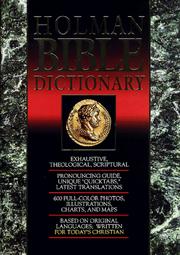 Cover of Holman Bible dictionary