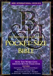 Cover of: Holy Bible: New International Version, Black, Bonded Leather (International Version)