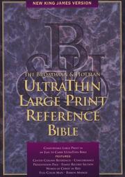 Cover of: Nkjv Ultrathin Large Print Reference Bible | 