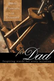 Cover of: Bible promises to treasure for dad: inspiring words for every occasion