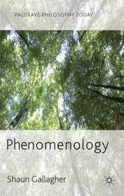 Cover of: Phenomenology
            
                Palgrave Philosophy Today