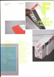 Cover of: I Love Franklin Gothic