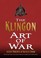 Cover of: Klingon Art of War
