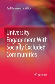 Cover of: University Engagement with Socially Excluded Communities by 