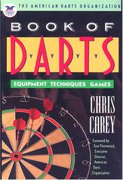 Cover of: The American Darts Organization book of darts