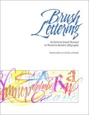 Cover of: Brush lettering by Marilyn Reaves