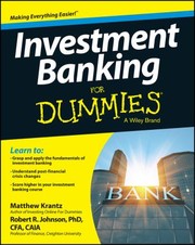 Cover of: Investment Banking For DummiesR by 