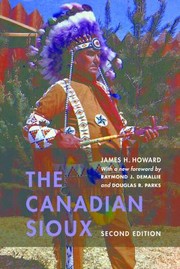 Cover of: The Canadian Sioux Second Edition
            
                Studies in the Anthropology of North American Indians