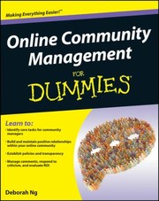 Cover of: Online Community Management For Dummies by Deborah Ng