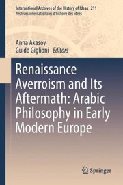 Cover of: Renaissance Averroism and Its Aftermath
            
                International Archives of the History of Ideas Archives Inte