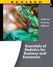 Cover of: Essentials Of Statistics For Business And Economics
